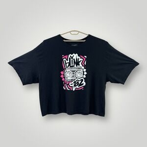 Blink 182 Graphic T Shirt‎ Mens 3XL Black Band Tee Punk Rock Y2K Casual